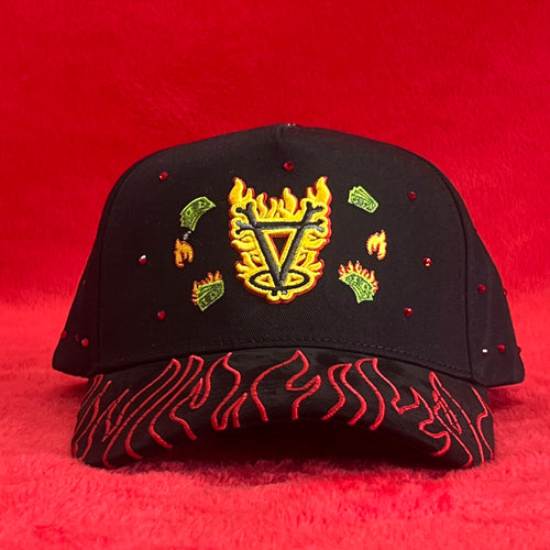 GC Hats Money Flames