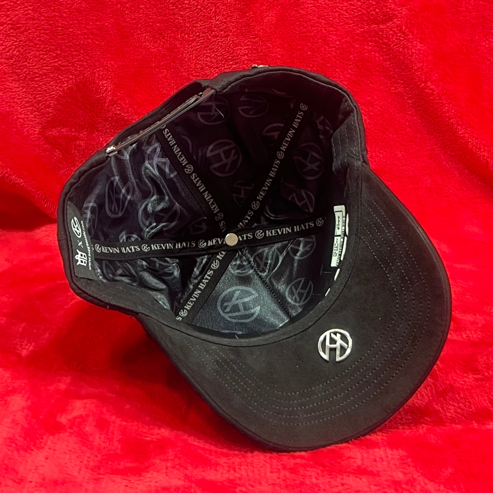 Kevin Hats NY Yankees Pearls Black