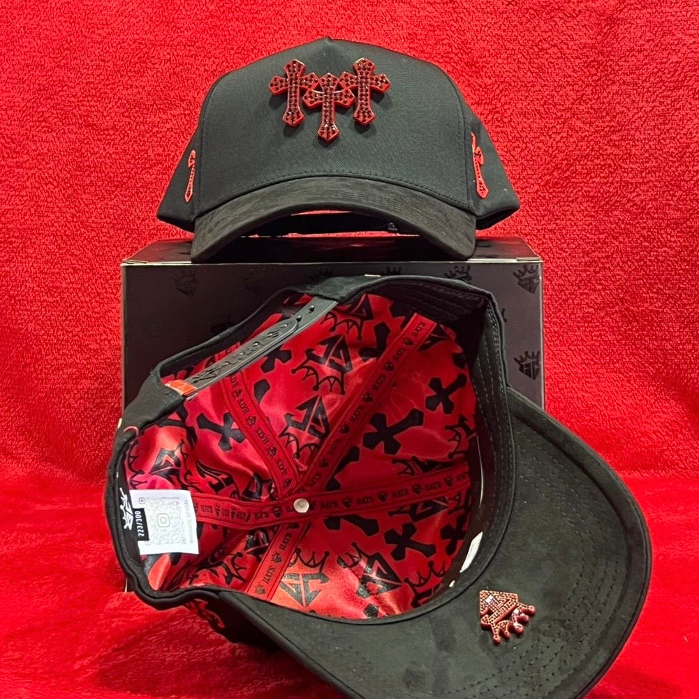 Gorra GC Hats LA Chrome Cruces Rojas FULL SET - Palashop
