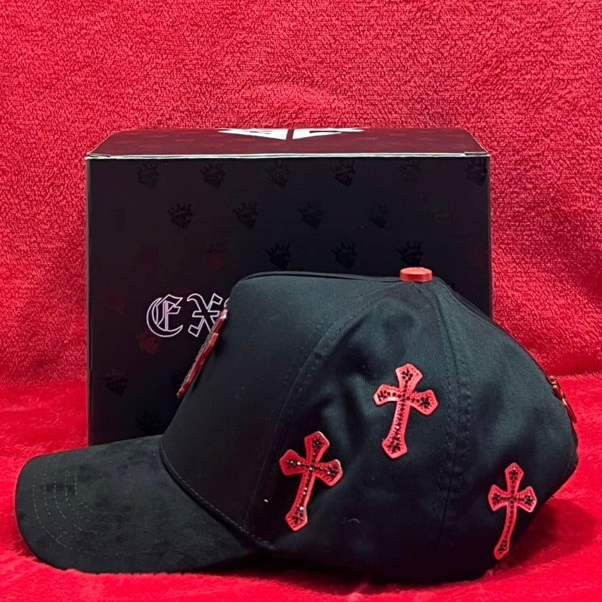 Gorra GC Hats LA Chrome Cruces Rojas FULL SET - Palashop