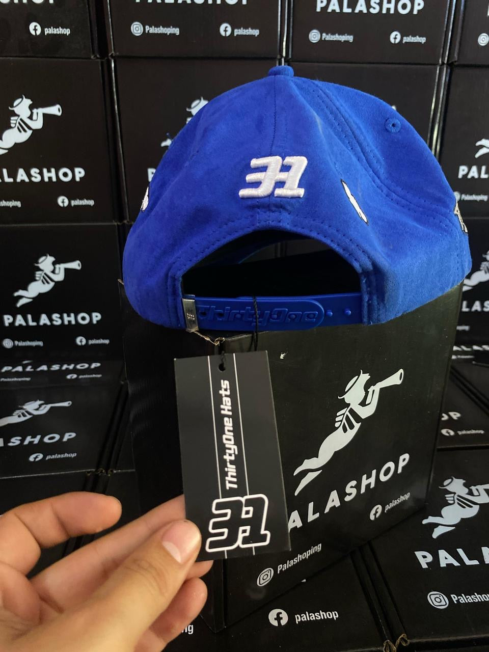 31 Hats LA clouds Azul