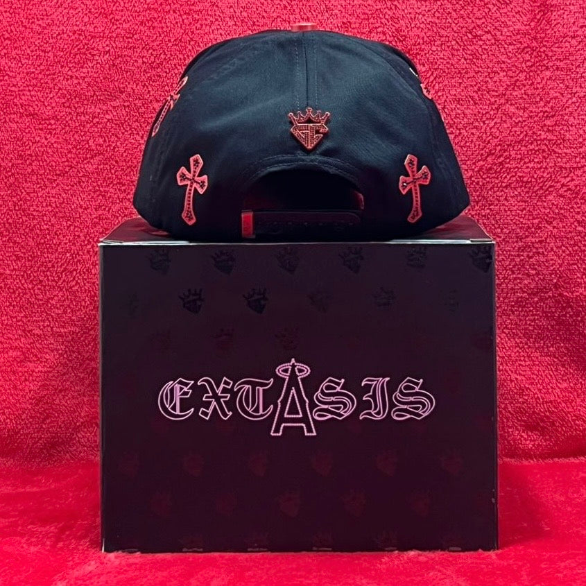 Gorra GC Hats LA Chrome Cruces Rojas FULL SET - Palashop