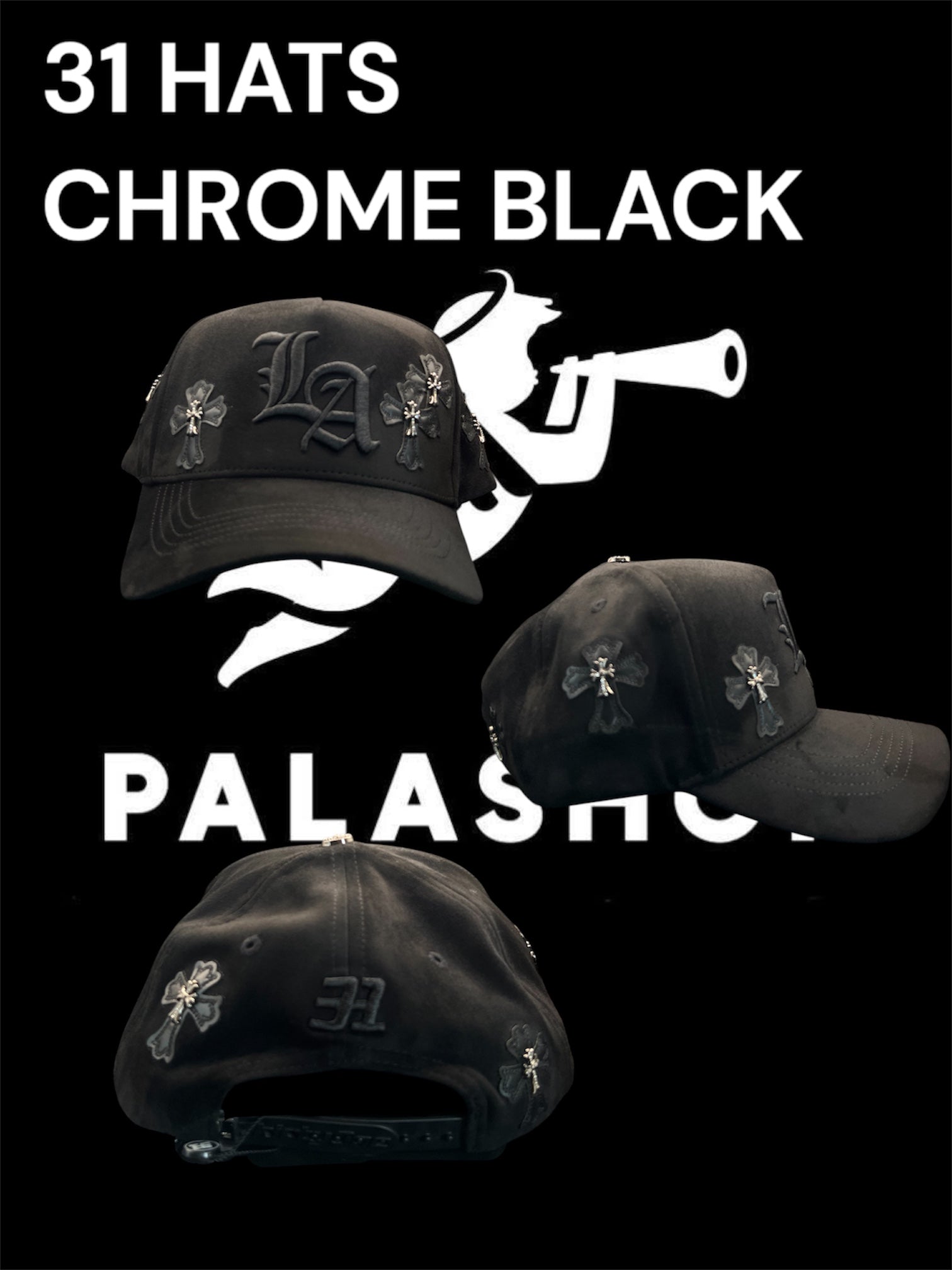 31 Hats Chrome Black