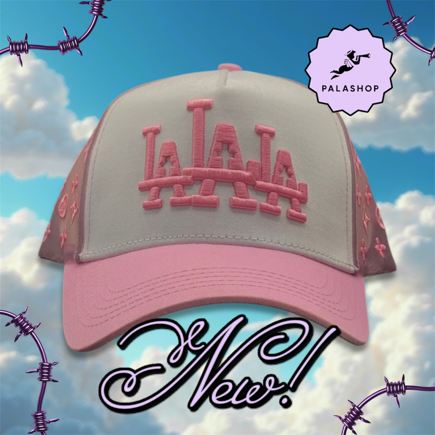 Gorra Rude Awakenings LALALA Rosa